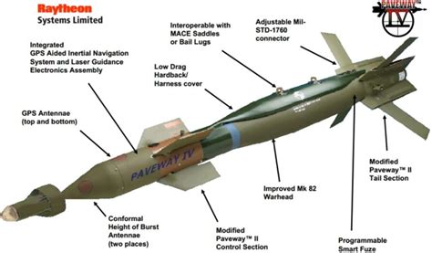 paveway iv guided bombs